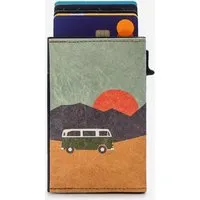 paprcuts paprcuts RFID Alu Kartenetui, Vanlife (orange blau), – Produktbild 1 von 1