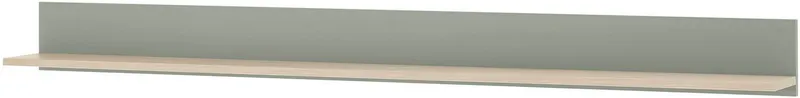 Home affaire Wandregal City/Giron, modernes Wandboard, Wandhalter mit Ablagefläche, vielseitig einsetzbares Hängeregal, Grün, – Produktbild 2 von 5