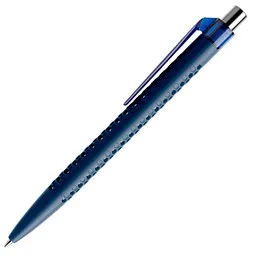 prodir prodir® Kugelschreiber QS40 PMT Air, blaue Mine, dunkelblau/silber poliert – Produktbild 1 von 1
