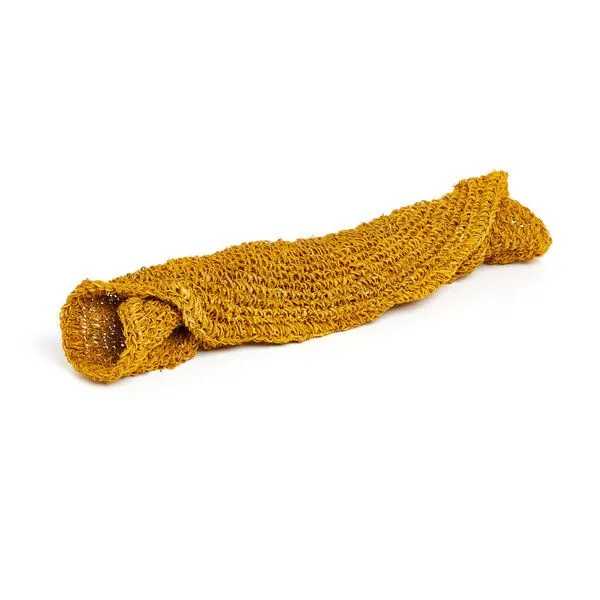short'n'pietz short'n'pietz gehäkelter Sommerhut aus reinen Hanffasern, Gelb, – Produktbild 3 von 5