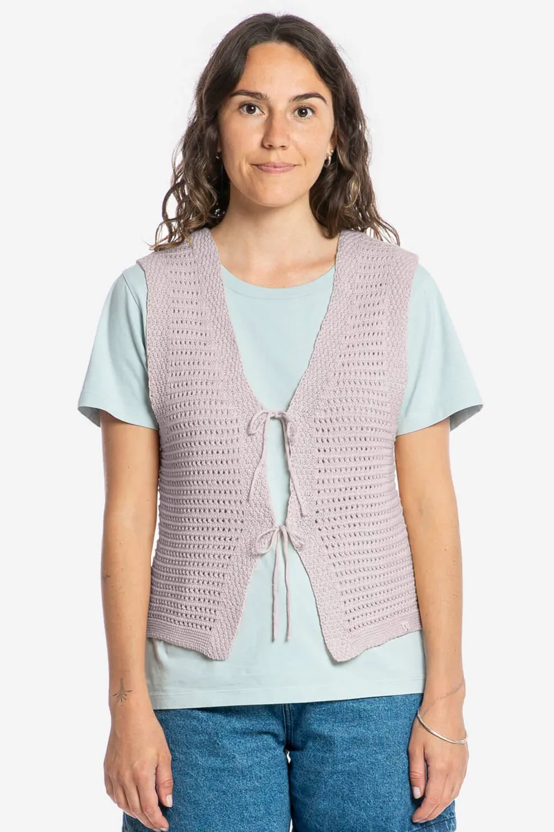 MATONA MATONA Damen vegan Weste Krawatte Lavendel, Lila, – Produktbild 2 von 2
