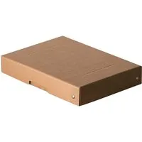 Falken 5 Falken Aufbewahrungsboxen "PureBox", 780 g/m², DIN A5, 4 cm Höhe, braun – Produktbild 1 von 1