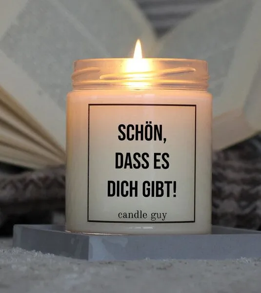 Candle Guy Candle Guy Duftkerze Schön, dass es dich gibt. aus Sojawachs – Produktbild 2 von 3