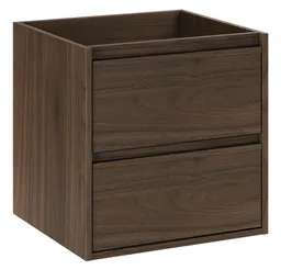 Lomadox Waschbeckenschrank VERZUOLO-56-WALNUT 50 cm breit in Walnuss – Produktbild 1 von 1