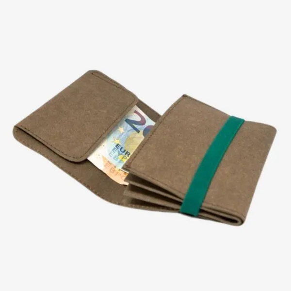 ANDERS & KOMISCH ANDERS & KOMISCH Geldbörse mittelgroß Braun - KOMPAKT, Grün, – Produktbild 3 von 4