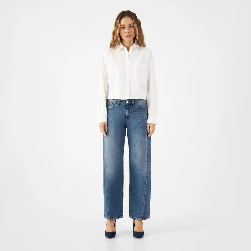 DAWN DAWN Jeans ASH Barrell Leg Vintage Blue – Produktbild 1 von 5