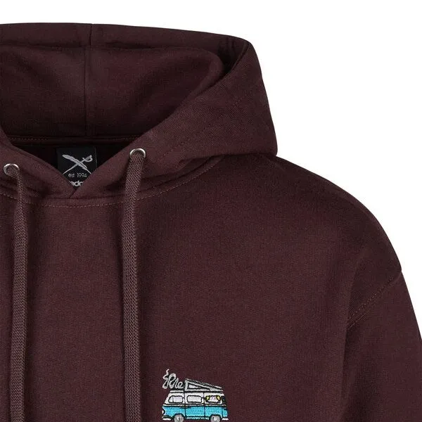 Iriedaily Iriedaily Smokin Van Hoodie, Aubergine (rot), – Produktbild 2 von 3