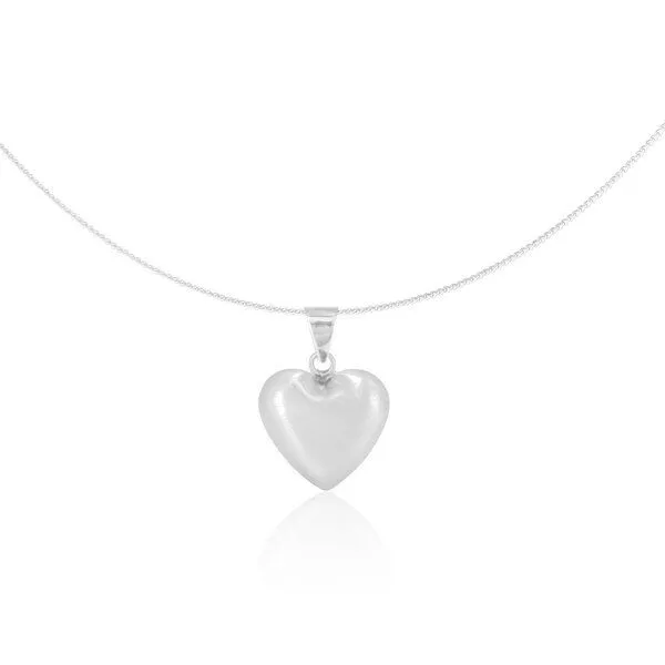 pakilia pakilia Silber Kette Herz matt Fair-Trade und handmade – Produktbild 1 von 4