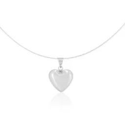 pakilia pakilia Silber Kette Herz matt Fair-Trade und handmade – Produktbild 1 von 1