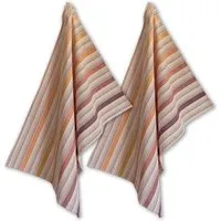 Solwang Design Solwang Design 2er-Set Geschirrtücher aus 100% Biobaumwolle, 70 x 50 cm, Terrakotta mix, – Produktbild 1 von 1
