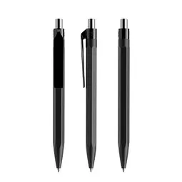 prodir prodir QS50 PMP Push Kugelschreiber, Black-Silver chrome finish – Produktbild 1 von 1