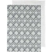 Tranquillo Geschirrtuch ORIENTAL 2er-Set (Bio-Baumwolle) - blau – Produktbild 3 von 4
