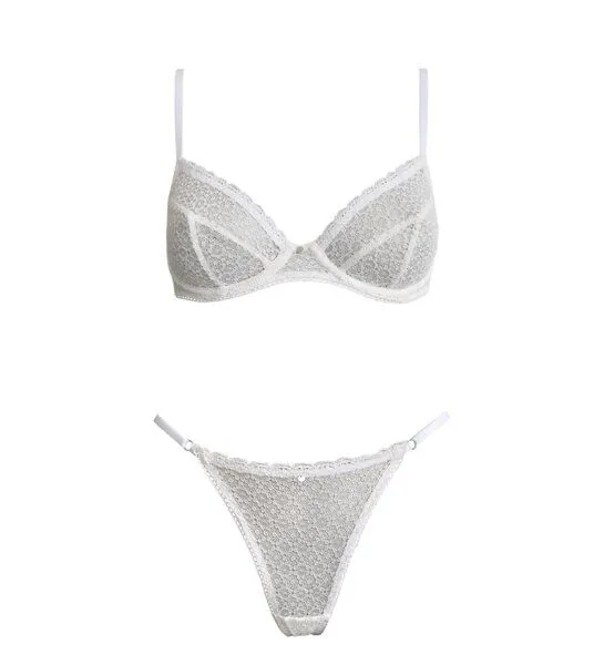 Anekdot Anekdot Set Saga Underwire String, White, – Produktbild 1 von 4
