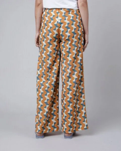 Brava Fabrics Brava Fabrics Big Tiles Wide Leg Hose Topaz – Produktbild 4 von 4