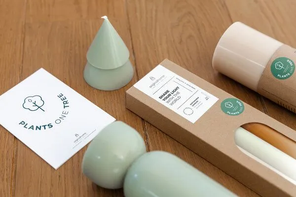 Originalhome Originalhome Geruchsneutrale Stumpenkerze – vegan & fair., Weiß (wollweiß), – Produktbild 4 von 4
