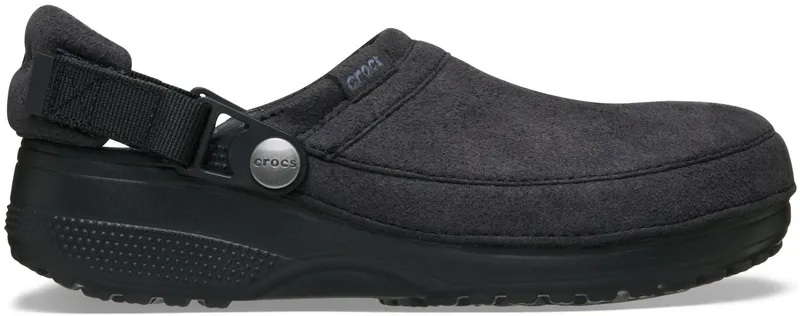 Crocs Crocs Classic Crafted Vegan Clog Hausschuh, Gartenschuh, Sommerschuh mit Fersenriemen, Schwarz, – Produktbild 3 von 4