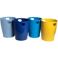 Exacompta 8 Exacompta Papierkörbe Ecobin "BeeBlue", 15 l, sortiert – Produktbild 1 von 1