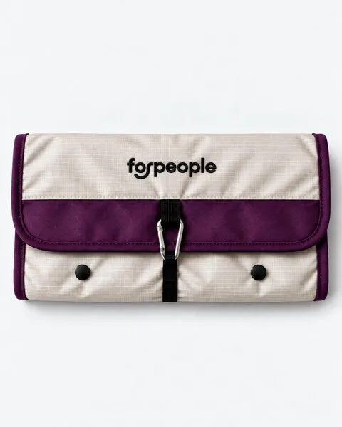 forpeople forpeople Kulturtasche zum Aufhängen – mit abnehmbarer Mini-Pouch – Produktbild 2 von 4