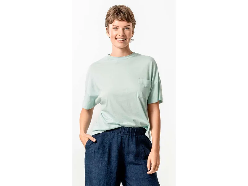 Living Crafts Living Crafts Damen T-Shirt (100% Bio-Baumwolle), Petrol, – Produktbild 2 von 2