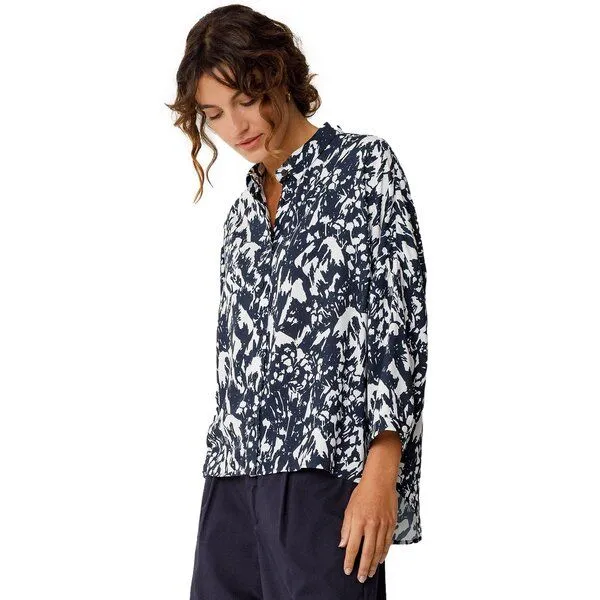 SKFK SKFK Langarm-Bluse BALENTINA, Camo, – Produktbild 1 von 4