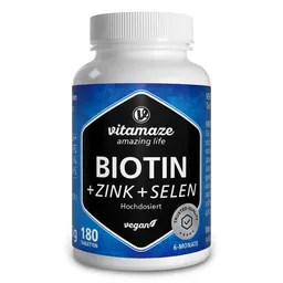 vitamaze Vitamaze Biotin + Zink + Selen Tabletten vegan – Produktbild 1 von 1