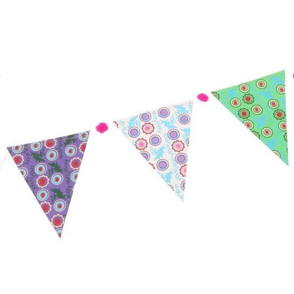 MoreThanHip MoreThanHip Dekorative Papiergirlanden aus handgeschöpftem Papier – Herzen, Sterne & Wimpel – Produktbild 6 von 8
