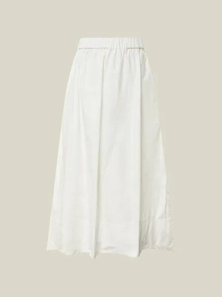 WOTE WOTE Maxi Rock aus Bio-Baumwolle, Off-white, – Produktbild 4 von 4