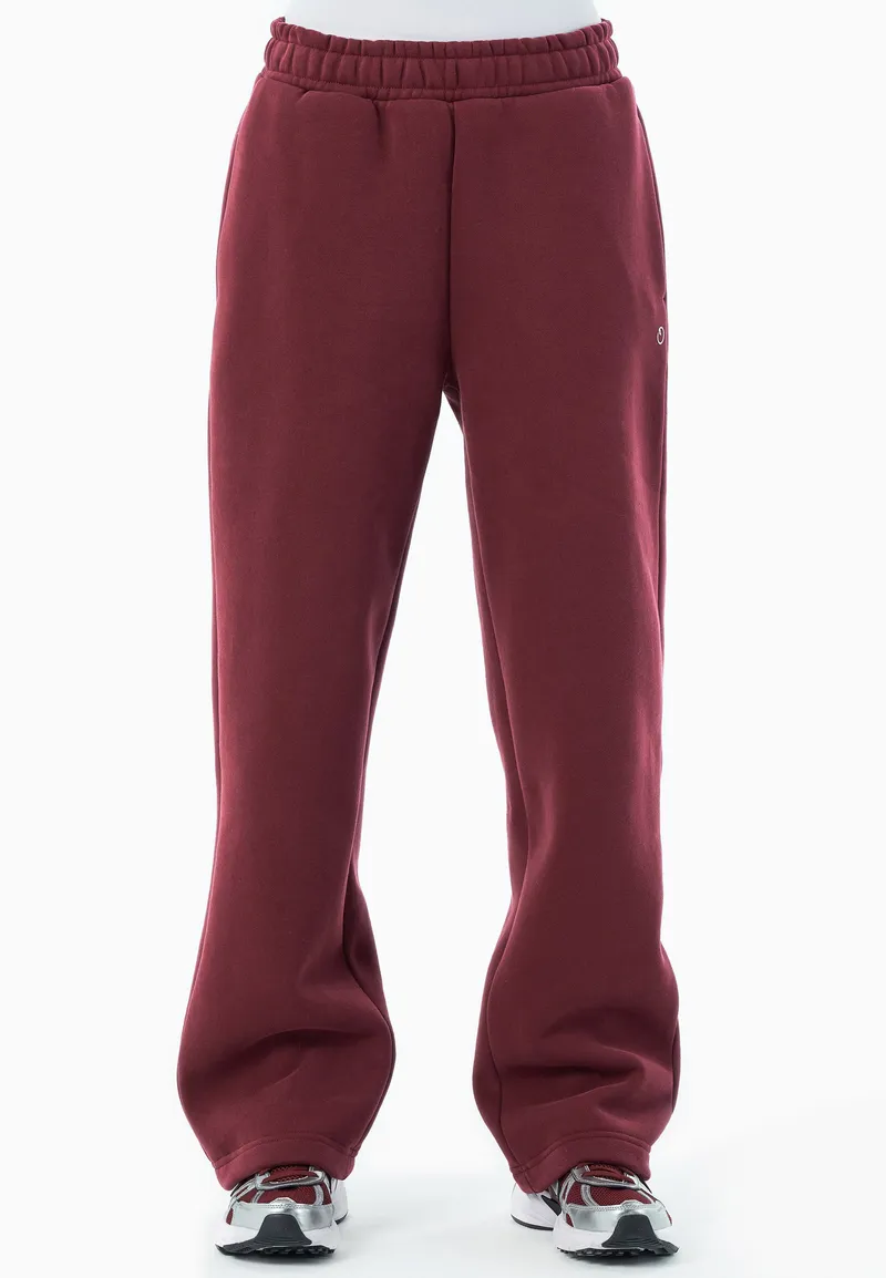 ORGANICATION ORGANICATION Herren vegan Jogginghosen Pollen Bordeaux, Dunkelrot, – Produktbild 1 von 2