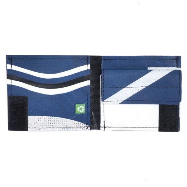 Rebago Rebago Portemonnaie Wallet Tarp Man, Blau-weiss-o, – Produktbild 2 von 3