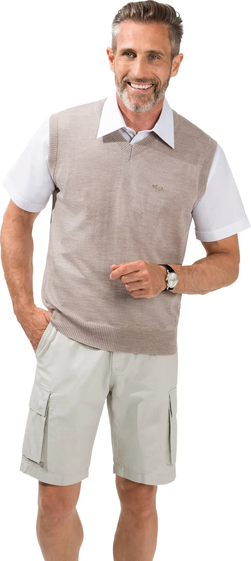 marco donati Stricktop, Natur-meliert, – Produktbild 2 von 2