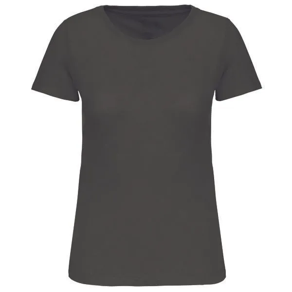 Greenspired Greenspired Damen Basic Bio Rundhals T-Shirt 145 g/m² XS- 3 XL, Dunkles khaki, – Produktbild 1 von 1