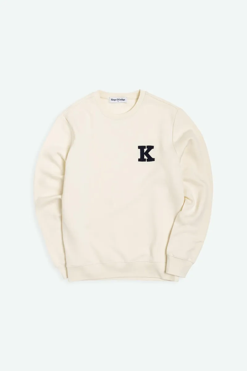 Kings Of Indigo Kings of Indigo Herren vegan Sweatshirt Stephen Cloud Dancer Weiß, Weiß, – Produktbild 2 von 2
