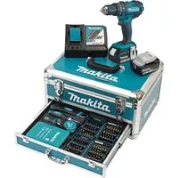 Makita Makita Akku-Schlagbohrschrauber-Set "DHP482RFX9" 18V/3Ah 2 Akkus + Ladegerät – Produktbild 1 von 1