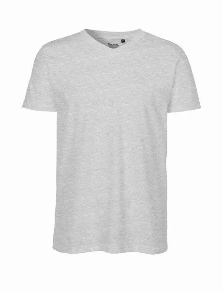 Neutral Neutral® Herren Unisex T-Shirt V-Neck Bio Baumwolle, Schwarz, – Produktbild 5 von 5