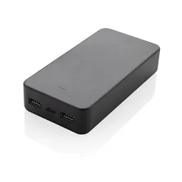 XD Collection Boostcore 20.000mAh Powerbank aus RCS rec. Kunststoff, schwarz – Produktbild 1 von 1