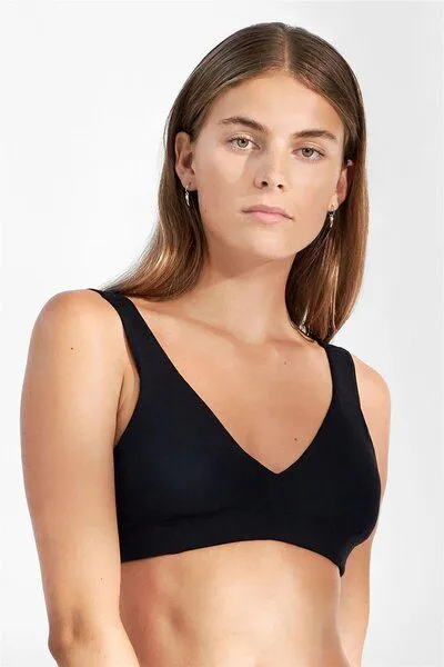 Bread & Boxers Bread & Boxers Modal-BH Modell: Padded Soft Bra, Schwarz, – Produktbild 3 von 4