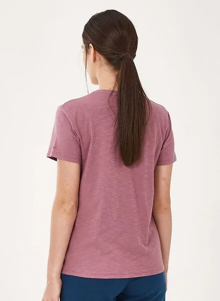 ORGANICATION ORGANICATION T-Shirt aus Bio-Baumwolle mit Eis-Print, Fig, – Produktbild 4 von 4