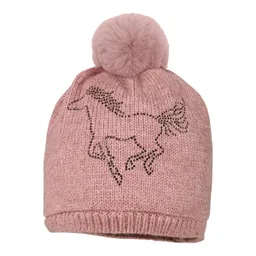 Maximo Maximo Winter-Strickmütze mit Bommel Fake Fur Pferd – Produktbild 1 von 1