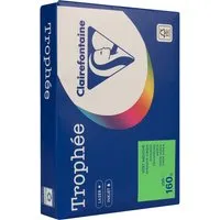 Clairefontaine 250 Blatt Clairfontaine Farbiges Kopierpapier "Trophee" 160 g/m², DIN A4, maigrün – Produktbild 1 von 1
