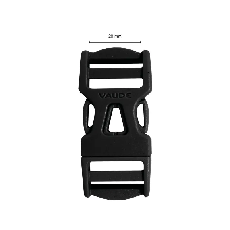 Vaude Doppelverstellbare Schnalle VAUDE 20 mm, Schwarz, – Produktbild 1 von 1