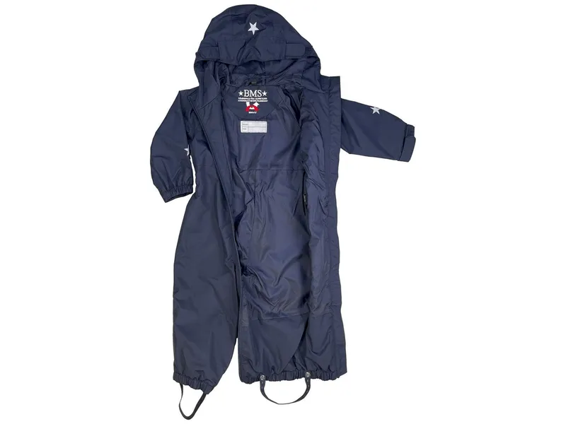 BMS BMS Baby und Kinder Overall wasserdicht und atmungsaktiv SoftLan marine Gr. 86, Blau, – Produktbild 2 von 2