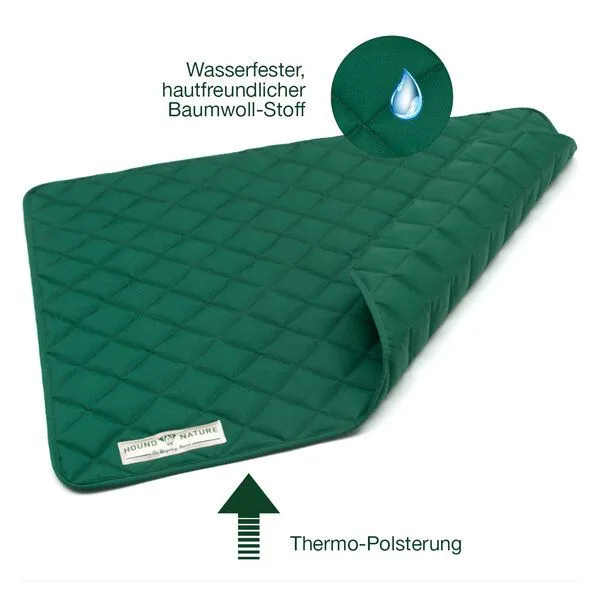 HOUND & NATURE HOUND & NATURE Wasserdichte Baumwoll Hundedecke DAVOS, Grün, – Produktbild 4 von 4