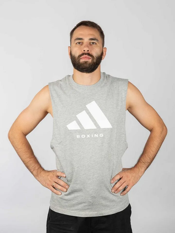 adidas Performance adidas Performance Muskelshirt Community Tank Top Boxing, Grau, – Produktbild 2 von 5