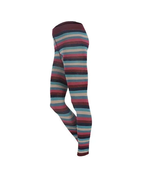 grödo grödo Damen Leggings 6-farbig geringelt Bio Baumwolle Elasthan, Korduan-marine, – Produktbild 1 von 3