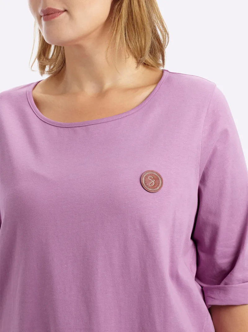 sheego Longshirt orchidee, Orchidee, – Produktbild 2 von 2