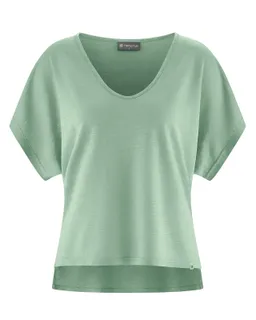 HempAge Hempage Damen vegan T-Shirt Aus Slub-Jersey Mentagrün – Produktbild 1 von 1