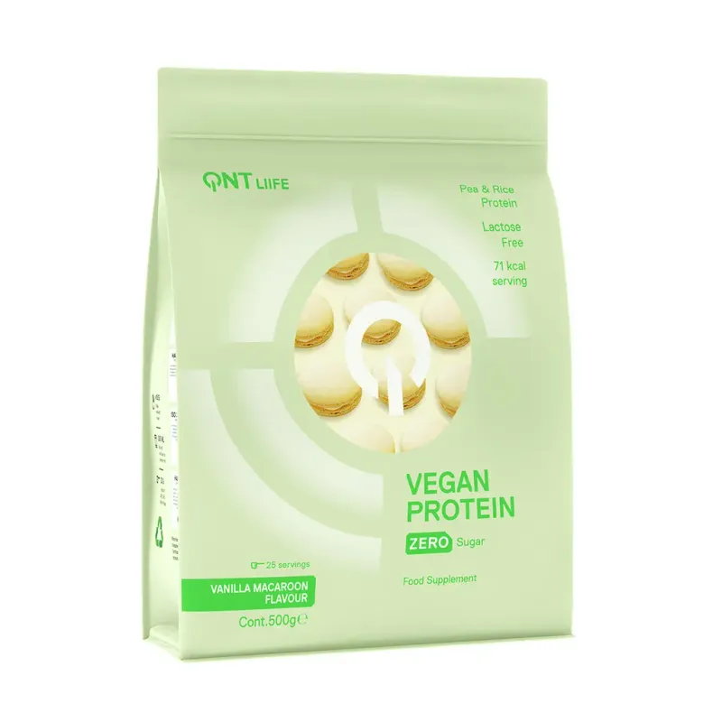 QNT Vanille Macaron Protein QNT Vegan Protein Powder, Grün, – Produktbild 1 von 1