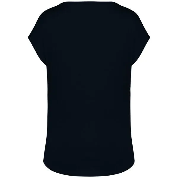 Greenspired Greenspired Umweltfreundliches Loose Damen-T-Shirt mit V-Ausschnitt 130g/m S- L, Schwarz, – Produktbild 2 von 2
