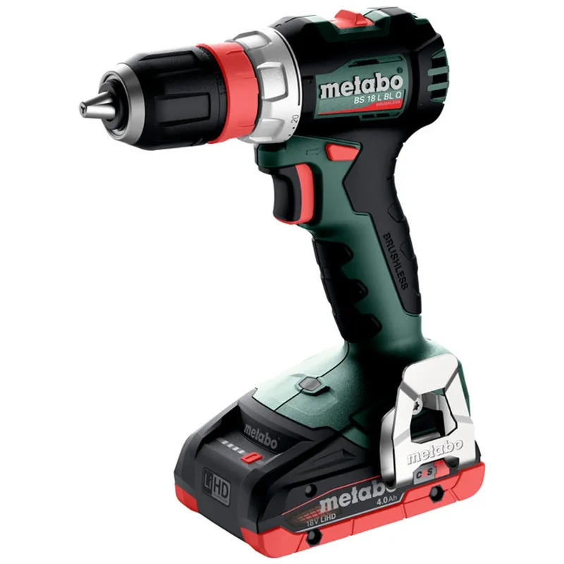 Metabo Metabo Akku-Bohrschrauber BS 18 L BL Q, incl. 2x Akku LiHD 4 Ah, Ladegerät, Zubehör, metaBOX – Produktbild 1 von 1