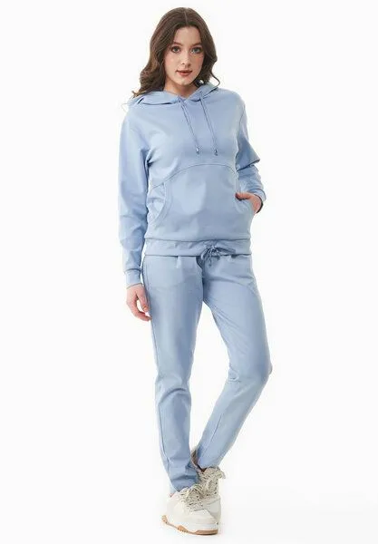 ORGANICATION ORGANICATION Leichte Sweathose aus Bio-Baumwolle, Ice blue, – Produktbild 1 von 4